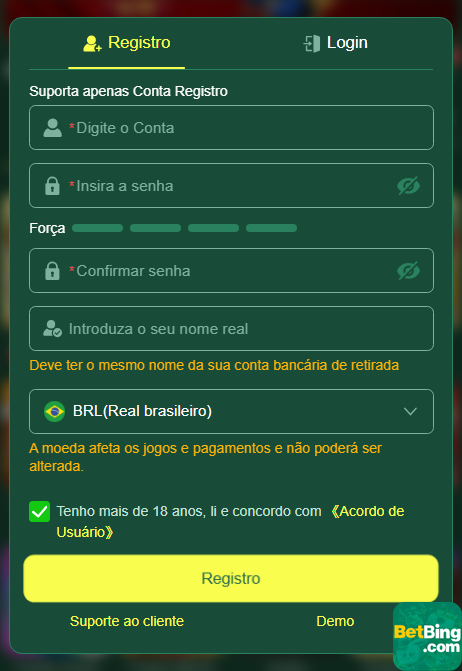 betbing.com - autenticar sua conta agora